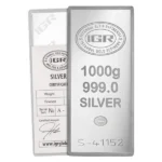 1 kilo IGR silver bar